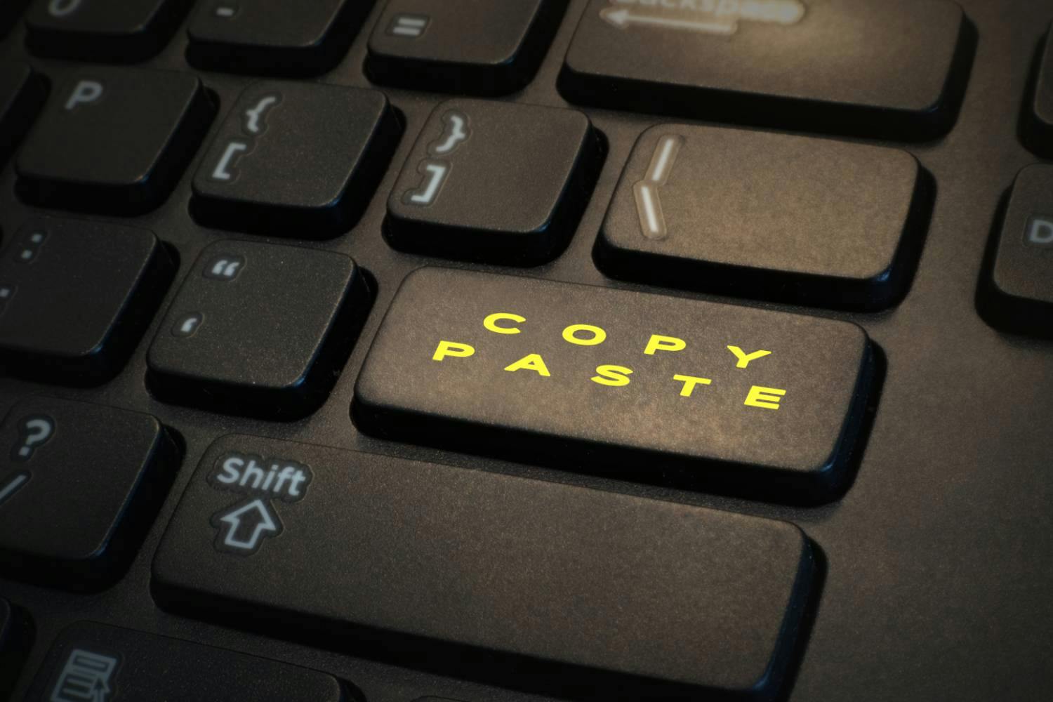 Copy Paste på tastaturet Copy Paste på tastaturet